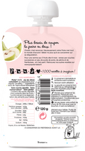 Popote -- Gourde compote poire bio - 120 g