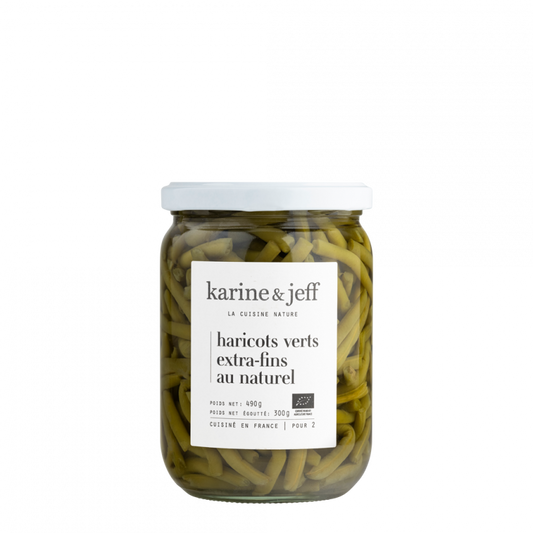 Karine & Jeff -- Haricots verts extra fins au naturel - 490 g