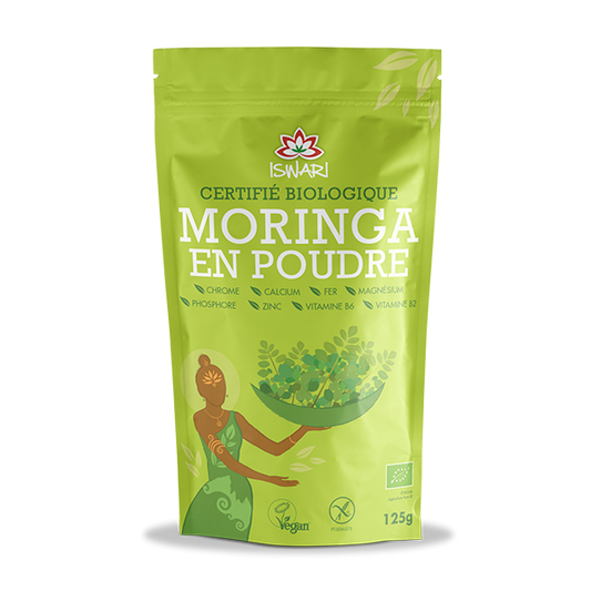 Iswari -- Moringa en poudre bio (origine NON UE) - 125 g