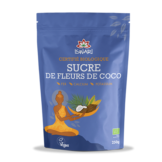 Iswari -- Sucre de coco bio (origine NON UE) - 250 g
