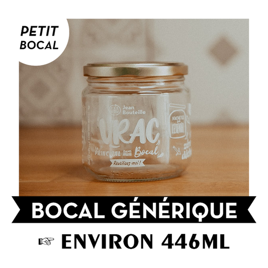 Jean Bouteille -- Bocal en verre Le principal dans mon bocal petit format - 446mlx36