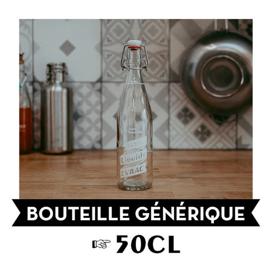Jean Bouteille -- Bouteille verre bouchon mécanique liquide en vrac - 50clx24