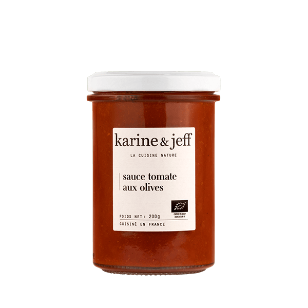Karine & Jeff -- Sauce tomate aux olives 200g
