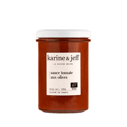 Karine & Jeff -- Sauce tomate aux olives 200g