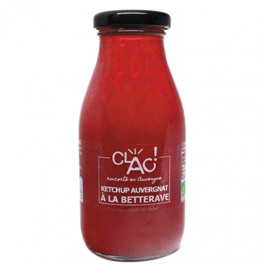 Clac -- Ketchup auvergnat betterave tomate bio - 250 g