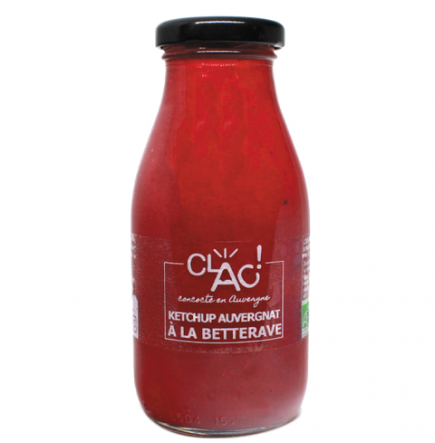 Clac -- Ketchup auvergnat betterave tomate bio - 250 g