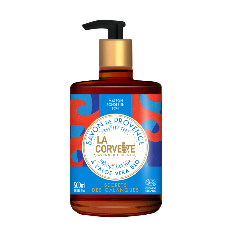 La corvette -- savon liquide secrets des calanques - 500 ml