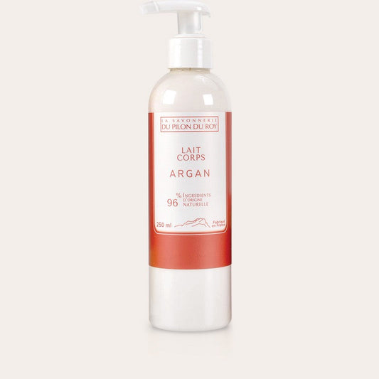La Savonnerie du Pilon du Roy -- Lait corps à l'huile d'Argan - 250mL