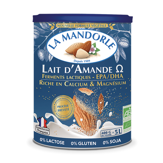 La Mandorle -- Lait amande omega en poudre bio - 400 g