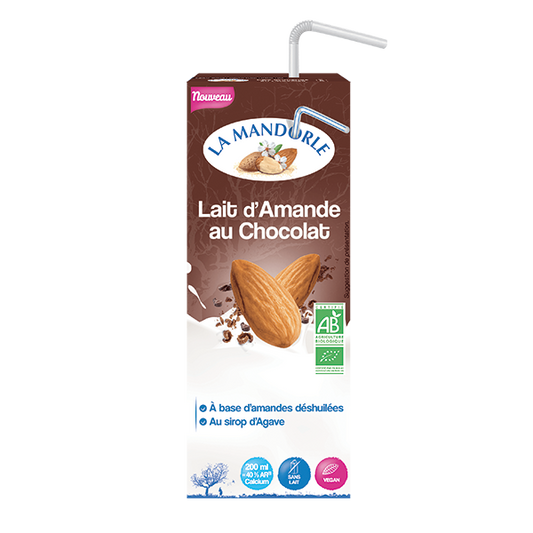 La Mandorle -- Lait amande/chocolat liquide bio - 20 cl