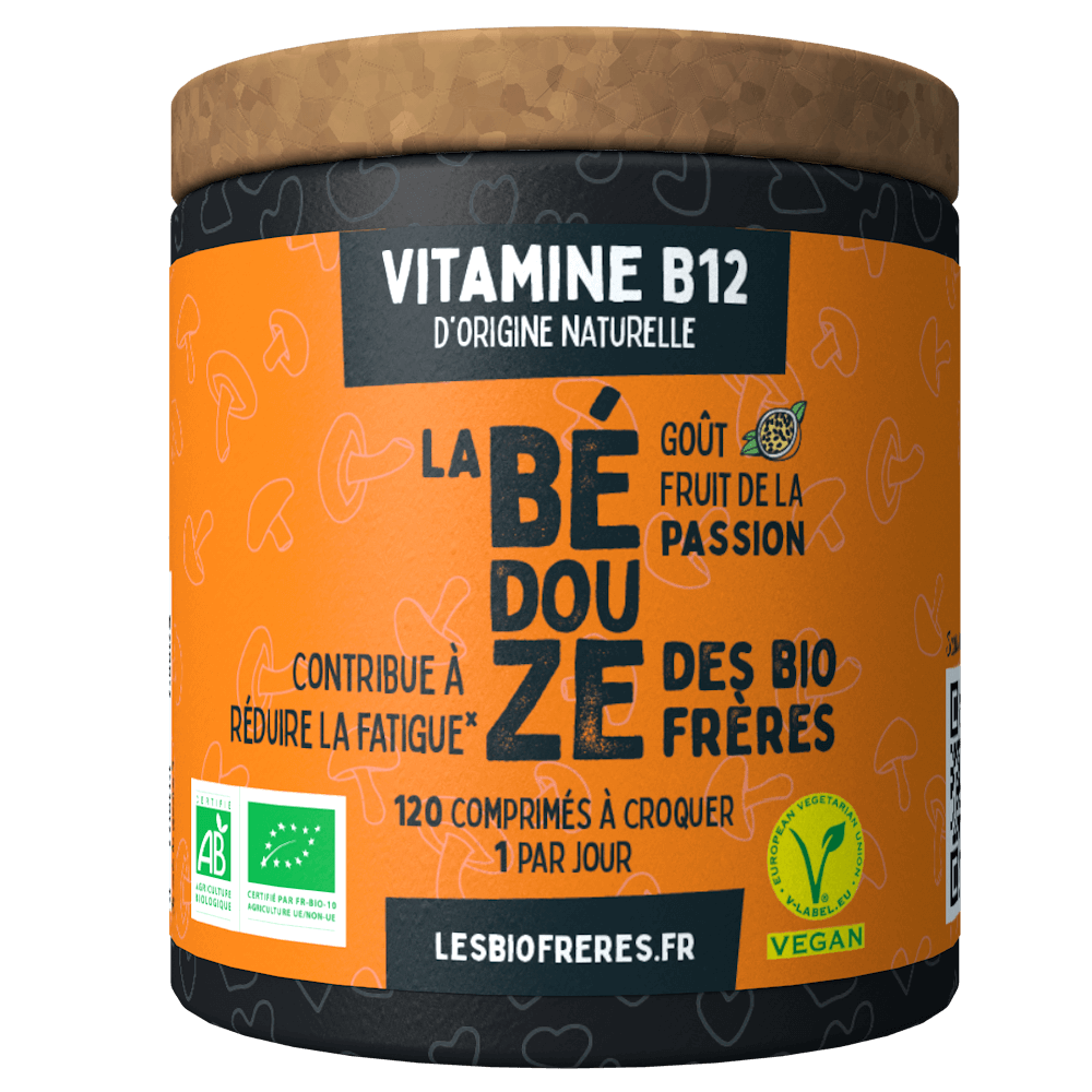 Les Bio Frères -- Bédouze bio passion (vitamine b12) fatigue - 120 comprimés