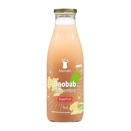 Matahi -- Boisson bio Baobab Gingembre - 6 x 75 cL