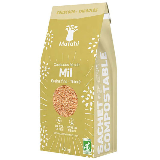 Matahi -- Couscous de mil (grains fins) (origine Sénégal) - 400 g