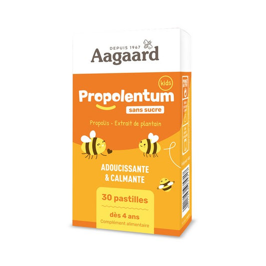 Aagaard -- Pastilles propolis gorge enfant (propolentum kids) - 30 pastilles