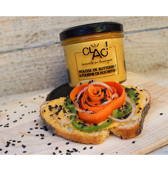 Clac -- Mousse de butternut et fourme de rochefort bio - 100 g