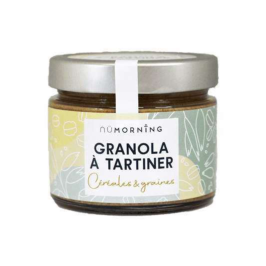 nüMorning -- Granola à tartiner Céréales & graines - pot 300 g