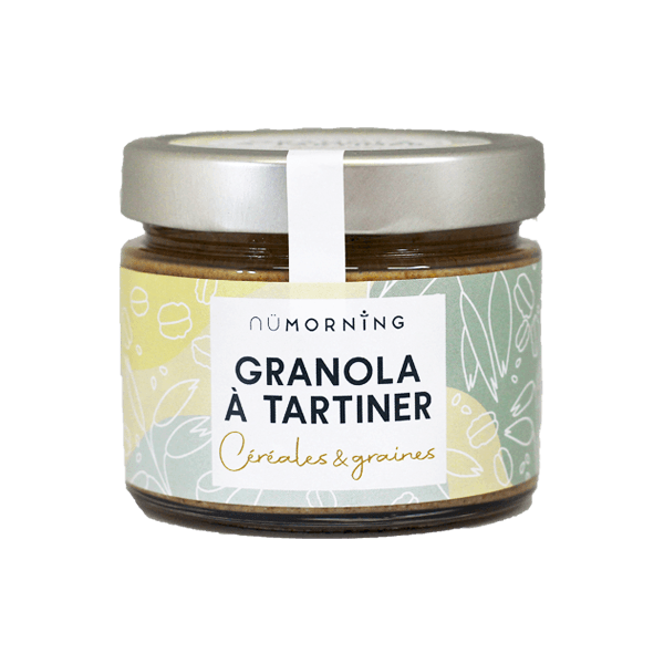 nüMorning -- Granola à tartiner Céréales & graines - pot 300 g