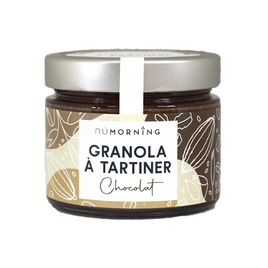 nüMorning -- Granola à tartiner Chocolat - pot 300 g