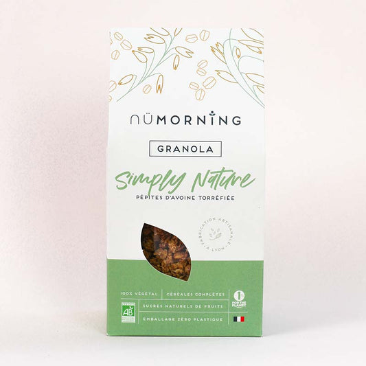 nüMorning -- Granola Simply Nature avoine torréfiée bio - 300 g