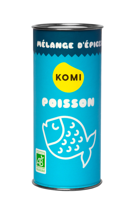 Komi -- Mélange d'épices pour Poisson Bio - 42g