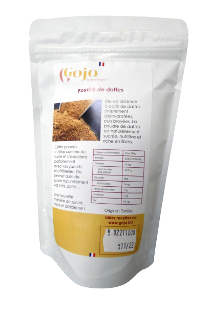 Gojo -- Sucre de dattes bio (origine Tunisie) - 250 g