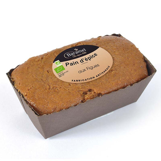 Pré-commandes Noël 2022 -- Baramel - Pain d'épice aux Figues Bio  - 300 g