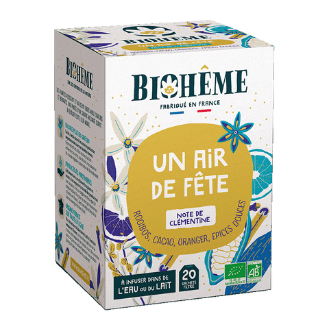 Pré-commandes Noël 2022 -- Biohême - Un Air de Fête x20 infusettes