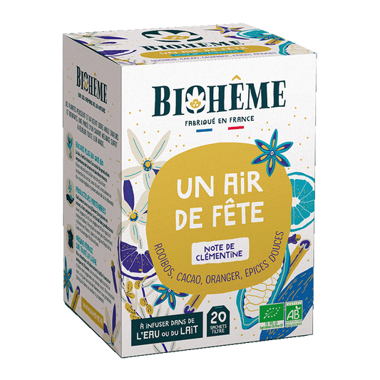 Pré-commandes Noël 2022 -- Biohême - Un Air de Fête x20 infusettes