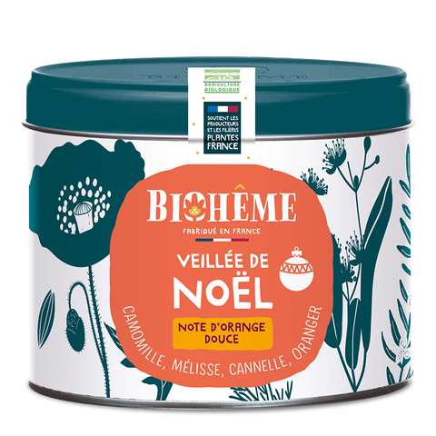 Pré-commandes Noël 2022 -- Biohême - Veillée de Noël - Boîte métal 40 g