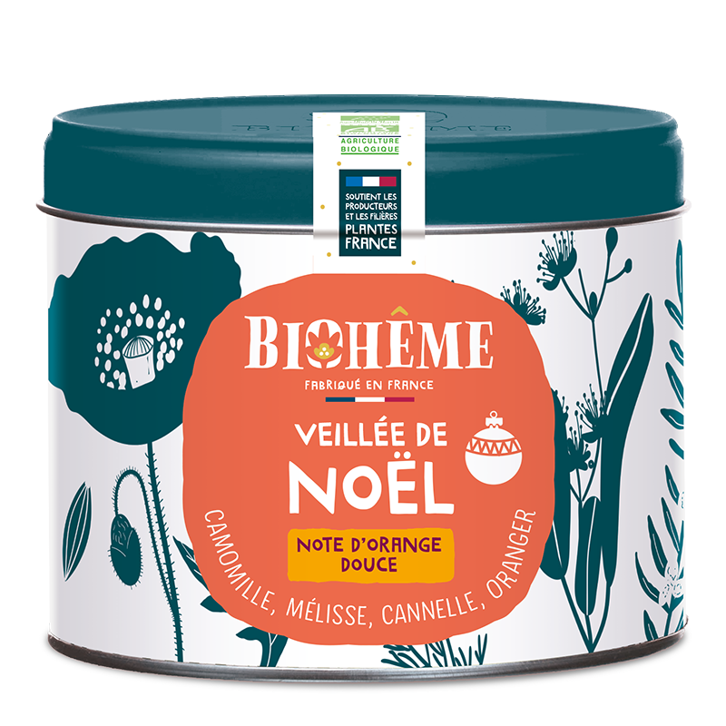 Pré-commandes Noël 2022 -- Biohême - Veillée de Noël - Boîte métal 40 g