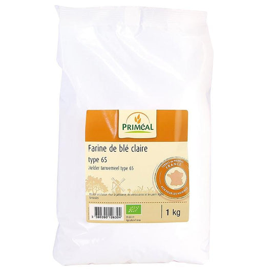 Priméal -- Farine de blé T65 bio (France) - 1 kg