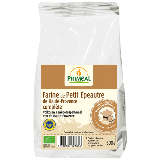 Priméal -- Farine de petit-épeautre complète bio (France) - 500 g