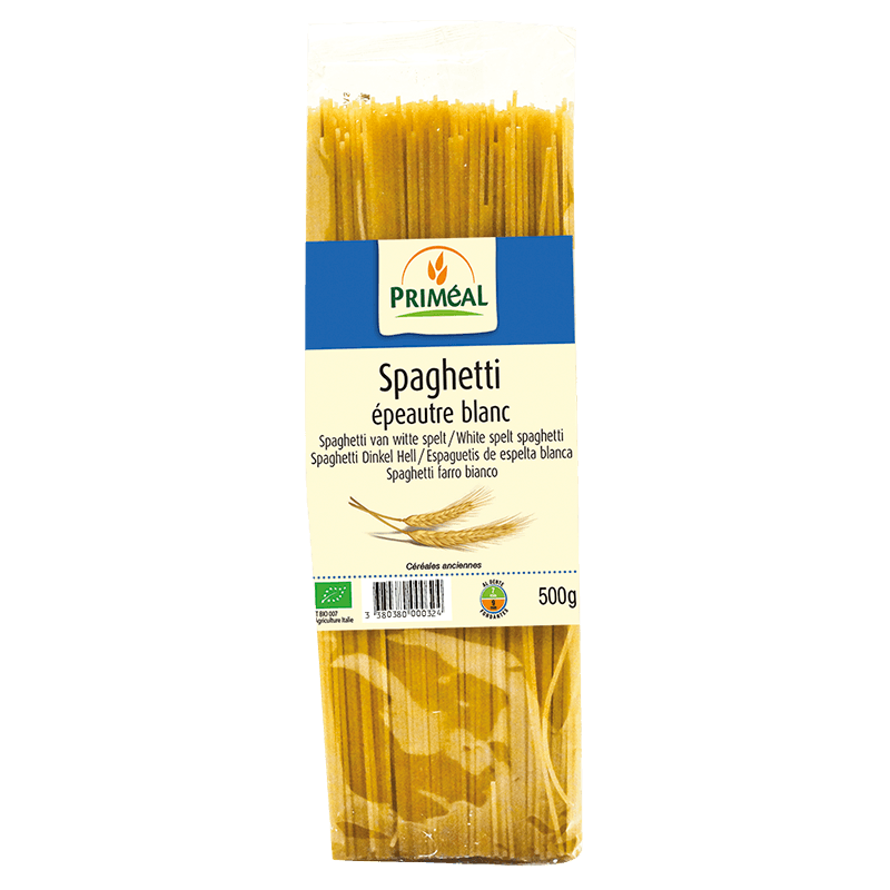 Priméal -- Spaghetti bio épeautre blanc (Italie) - 500 g