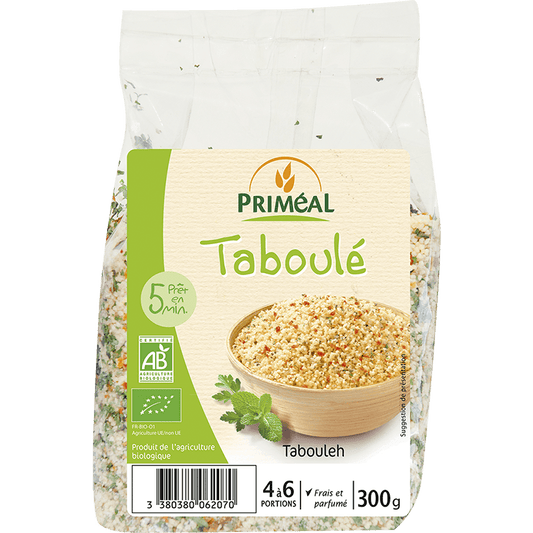 Priméal -- Taboulé bio (couscous cuisiné) (France) - 300 g
