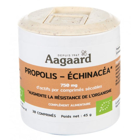 Aagaard -- Propolis Echinacéa 550 mg - 30 comprimés