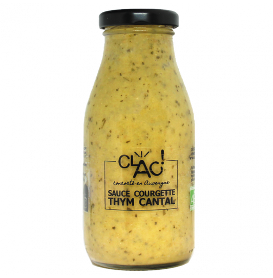 Clac -- Sauce courgette thym cantal bio - 250 g