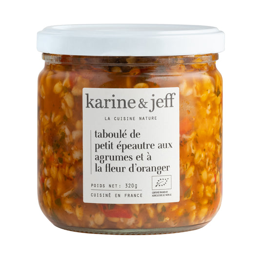 Karine & Jeff -- Taboulé de petit épeautre aux agrumes et à la fleur d'oranger - 320 g