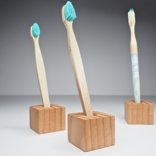 My Boo Company -- Support pour brosse à dents en bois de douglas Vrac